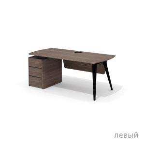 NR-180.1 + NR-32 Стол руководителя Нуар дуб Монте / серый мист