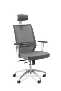 Кресло Aero 3D HW белый каркас  сетка