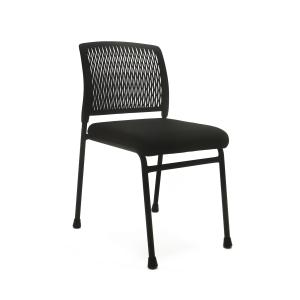 SK-1108-1 Стул для посетителей ткань, черный
