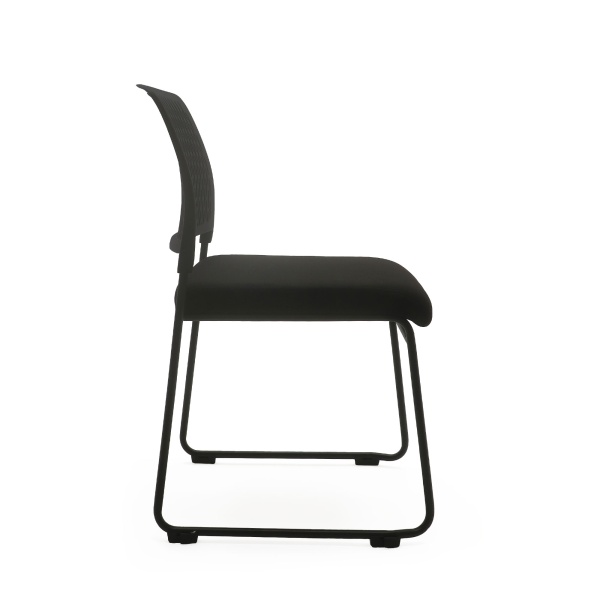 SK-1108 Стул для посетителей ткань, черный