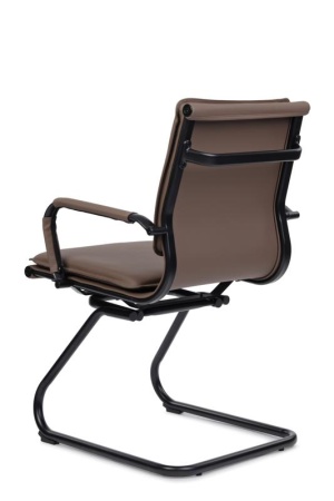 Кресло для посетителей Хьюго RCH 6003-3SEB Коричневый/Металл Черный