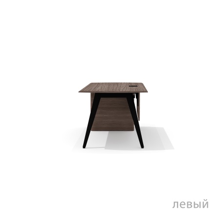 NR-180.1 + NR-32 Стол руководителя Нуар дуб Монте / серый мист