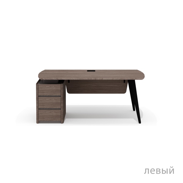 NR-180.1 + NR-32 Стол руководителя Нуар дуб Монте / серый мист